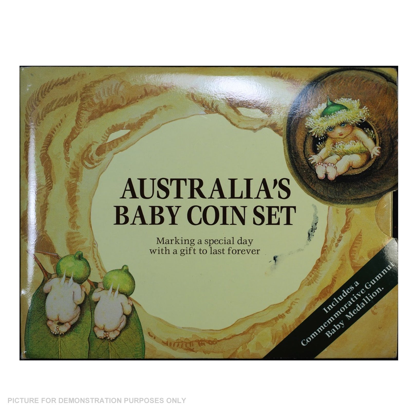1995 Royal Australian Mint Uncirculated Baby Coin Set - Gumnut Baby